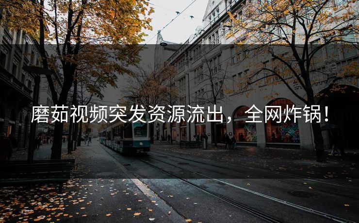 磨茹视频突发资源流出，全网炸锅！
